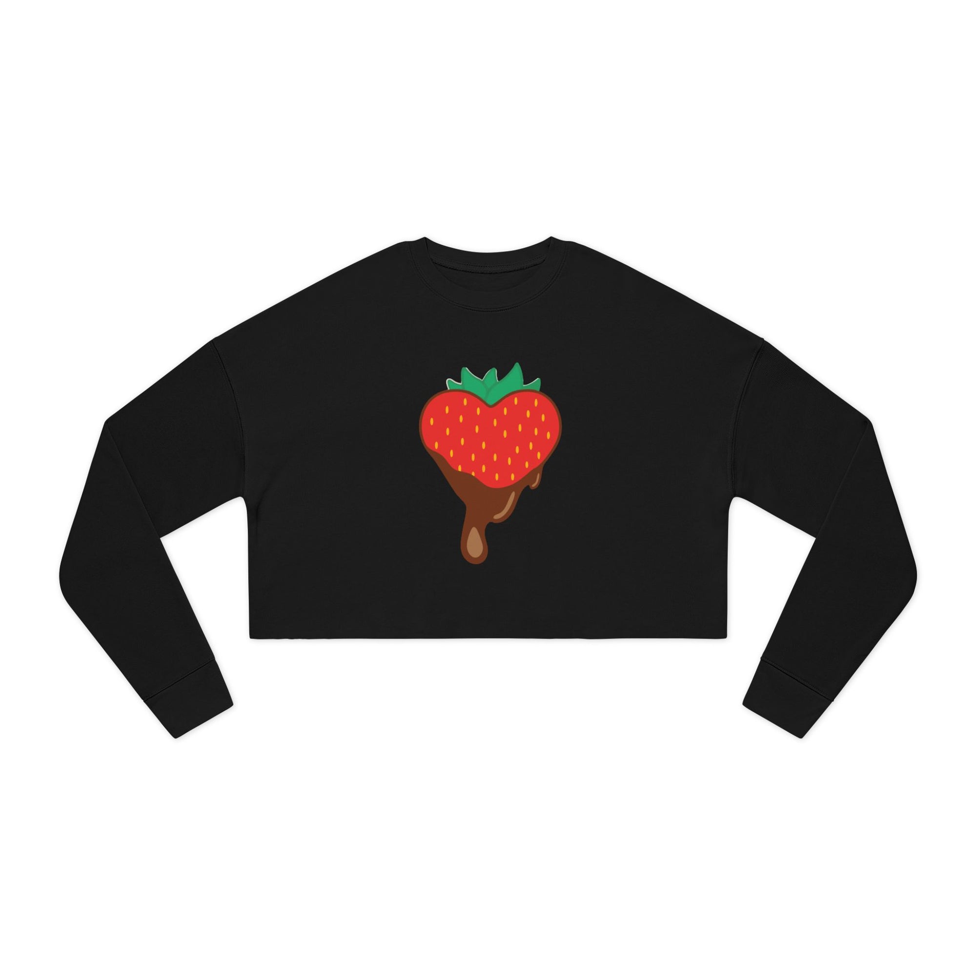 Cropped Sweatshirt - Chocolate Covered Strawberry