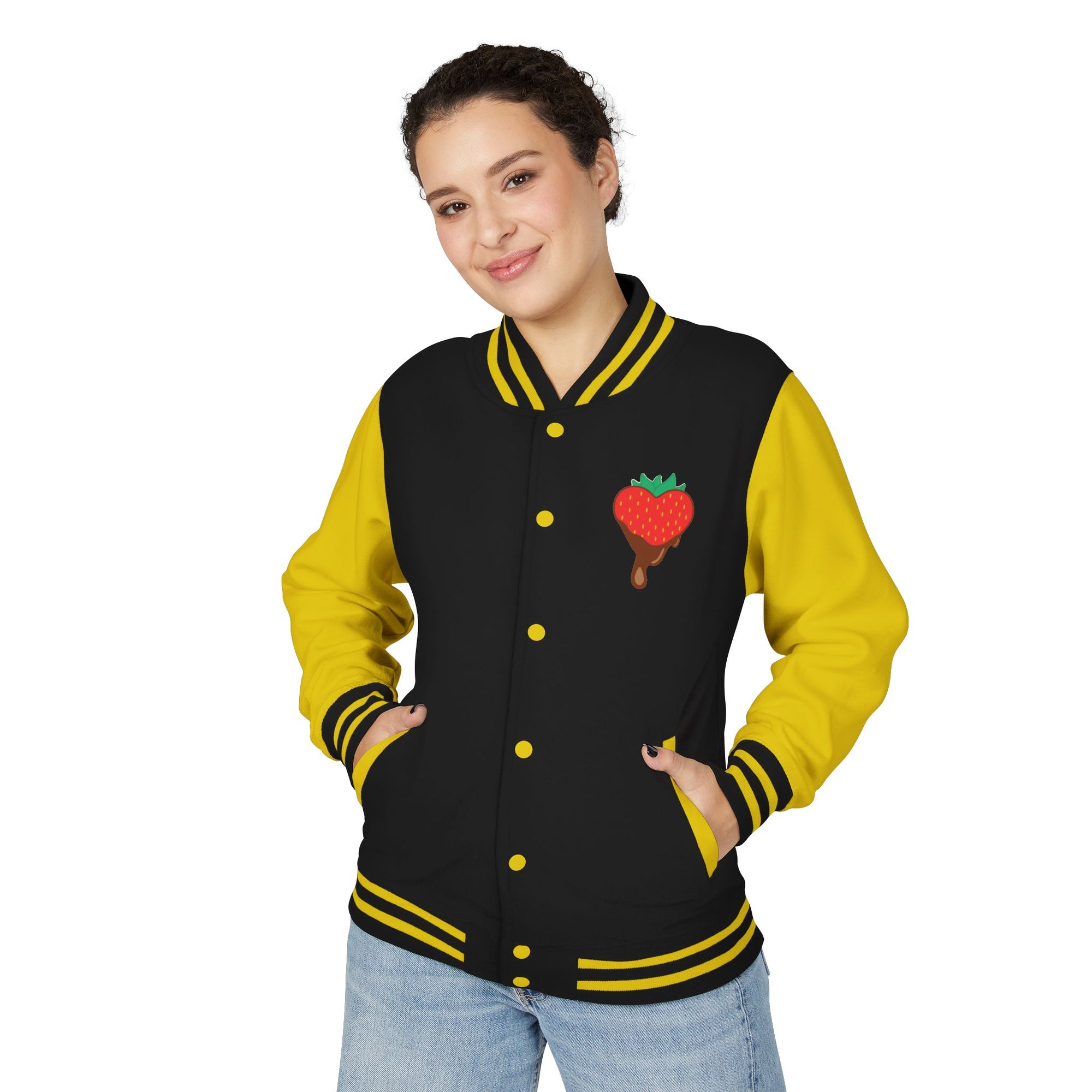 Letterman Jacket - Chocolate Covered Strawberry
