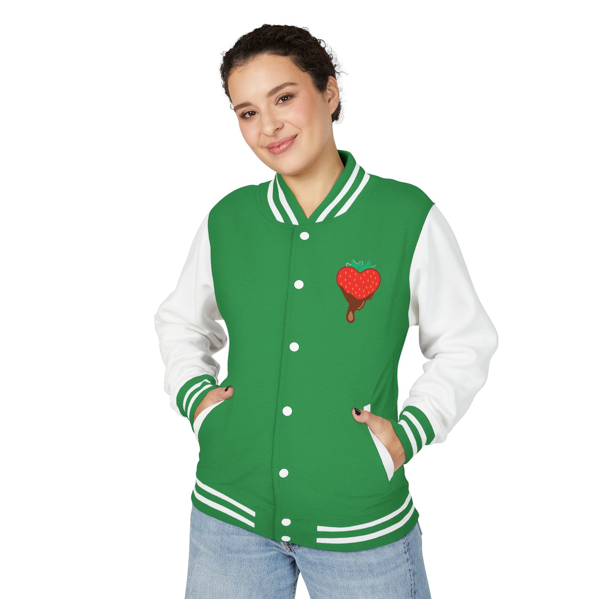 Letterman Jacket - Chocolate Covered Strawberry