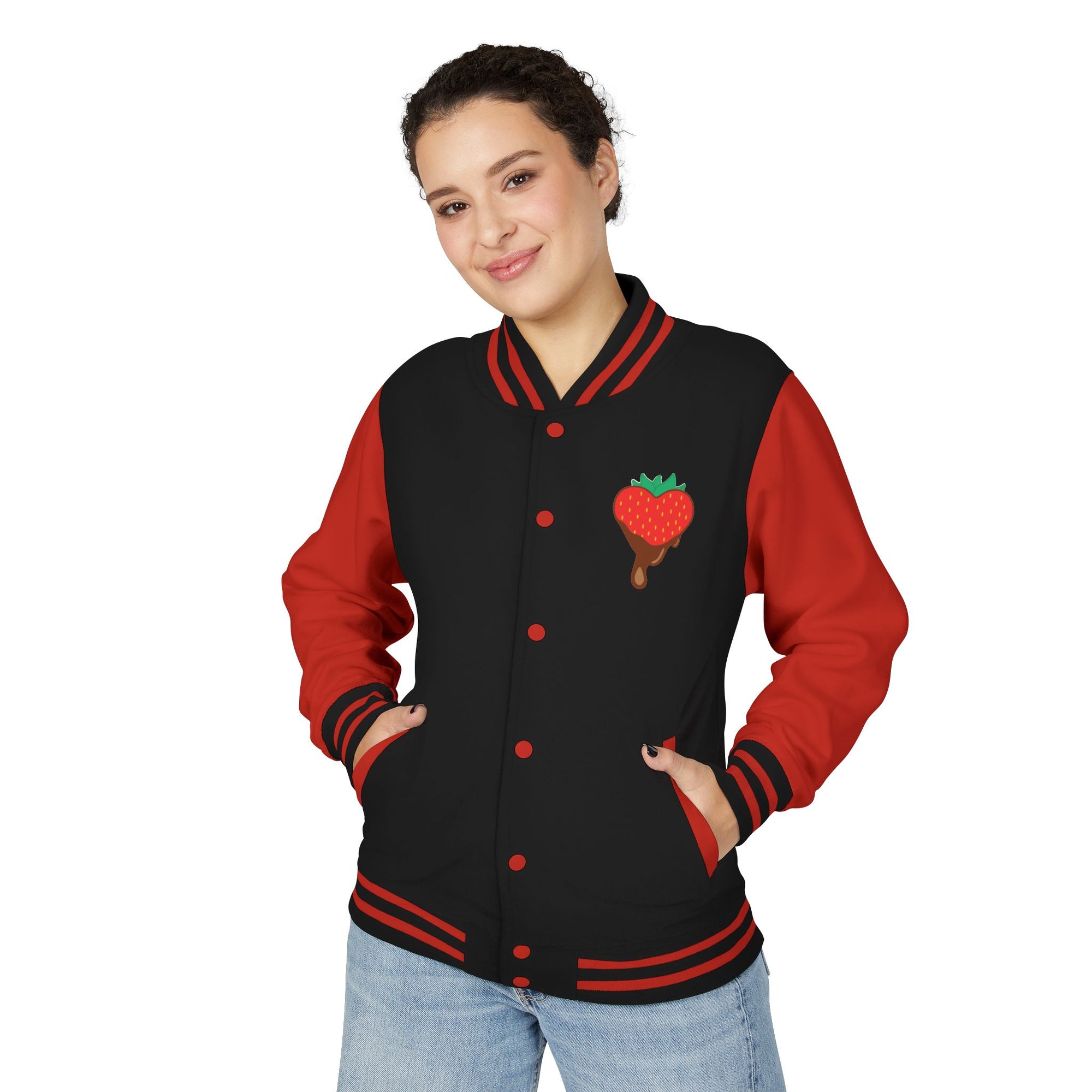 Letterman Jacket - Chocolate Covered Strawberry