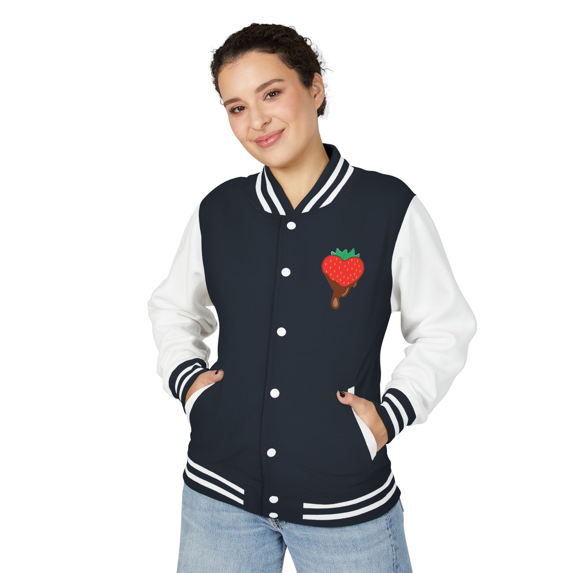 Letterman Jacket - Chocolate Covered Strawberry
