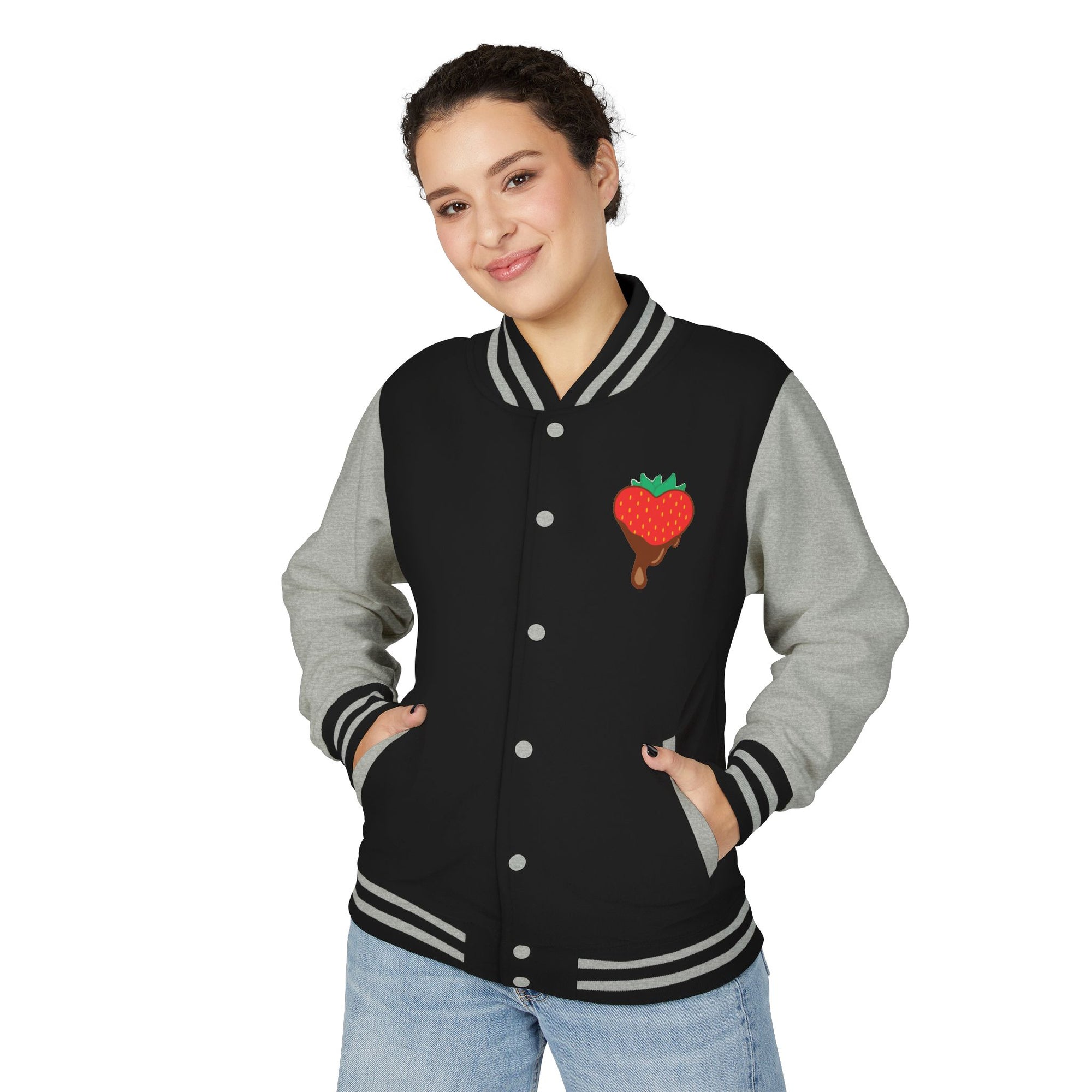 Letterman Jacket - Chocolate Covered Strawberry