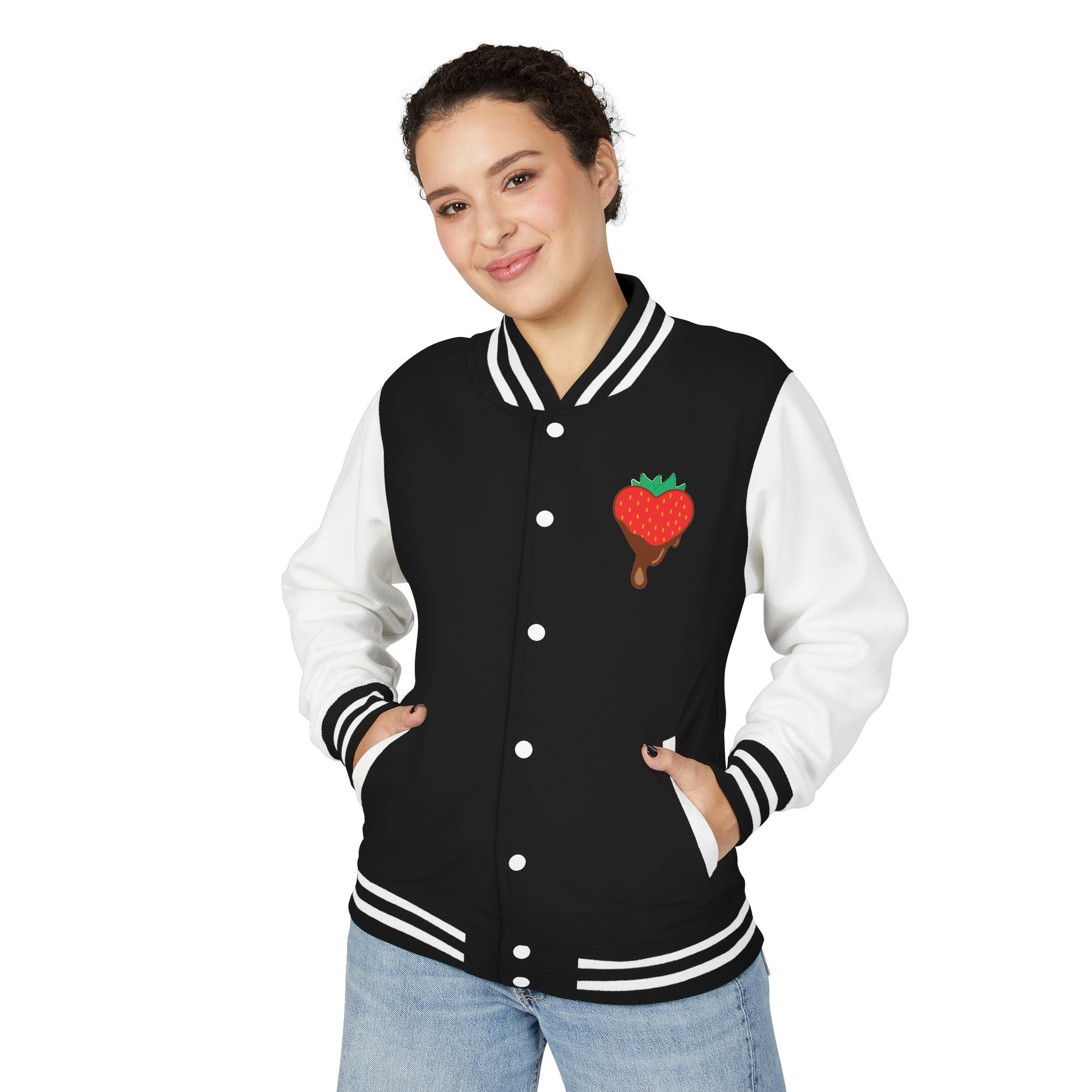 Letterman Jacket - Chocolate Covered Strawberry