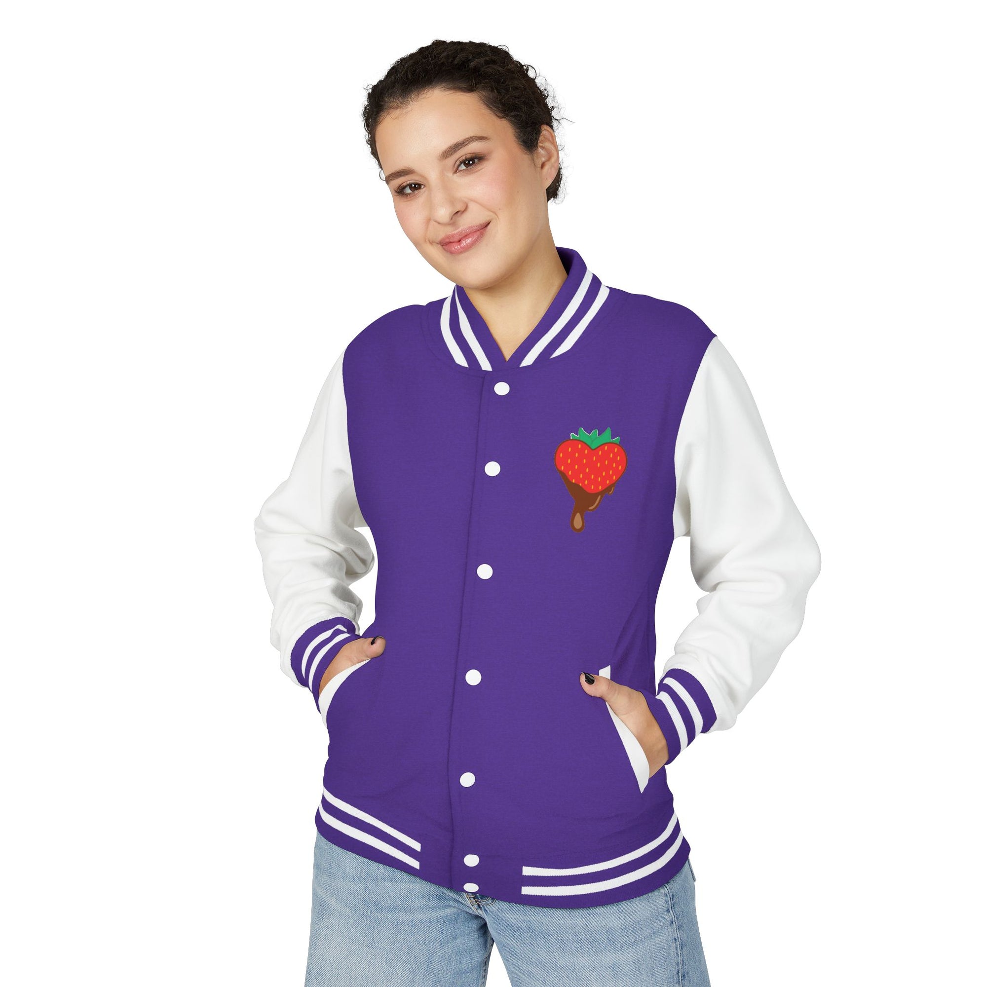 Letterman Jacket - Chocolate Covered Strawberry