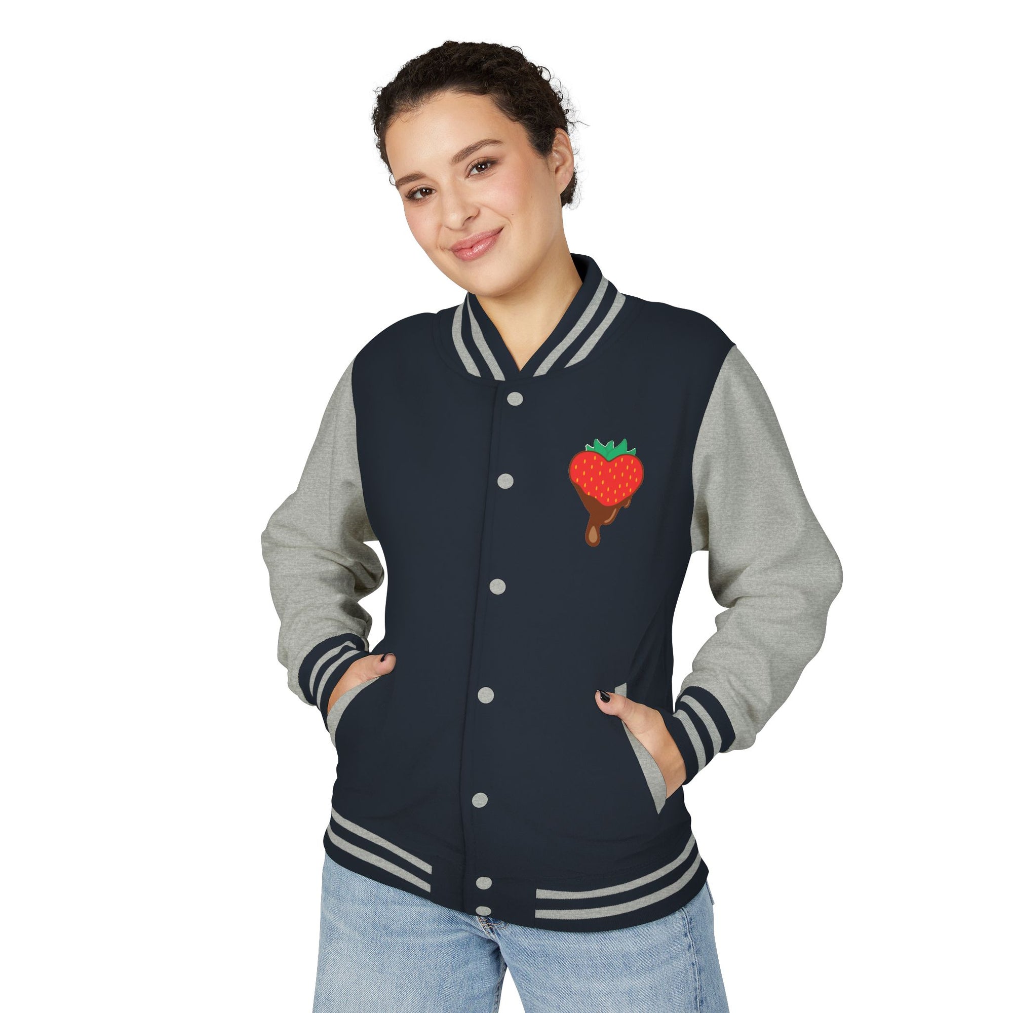 Letterman Jacket - Chocolate Covered Strawberry