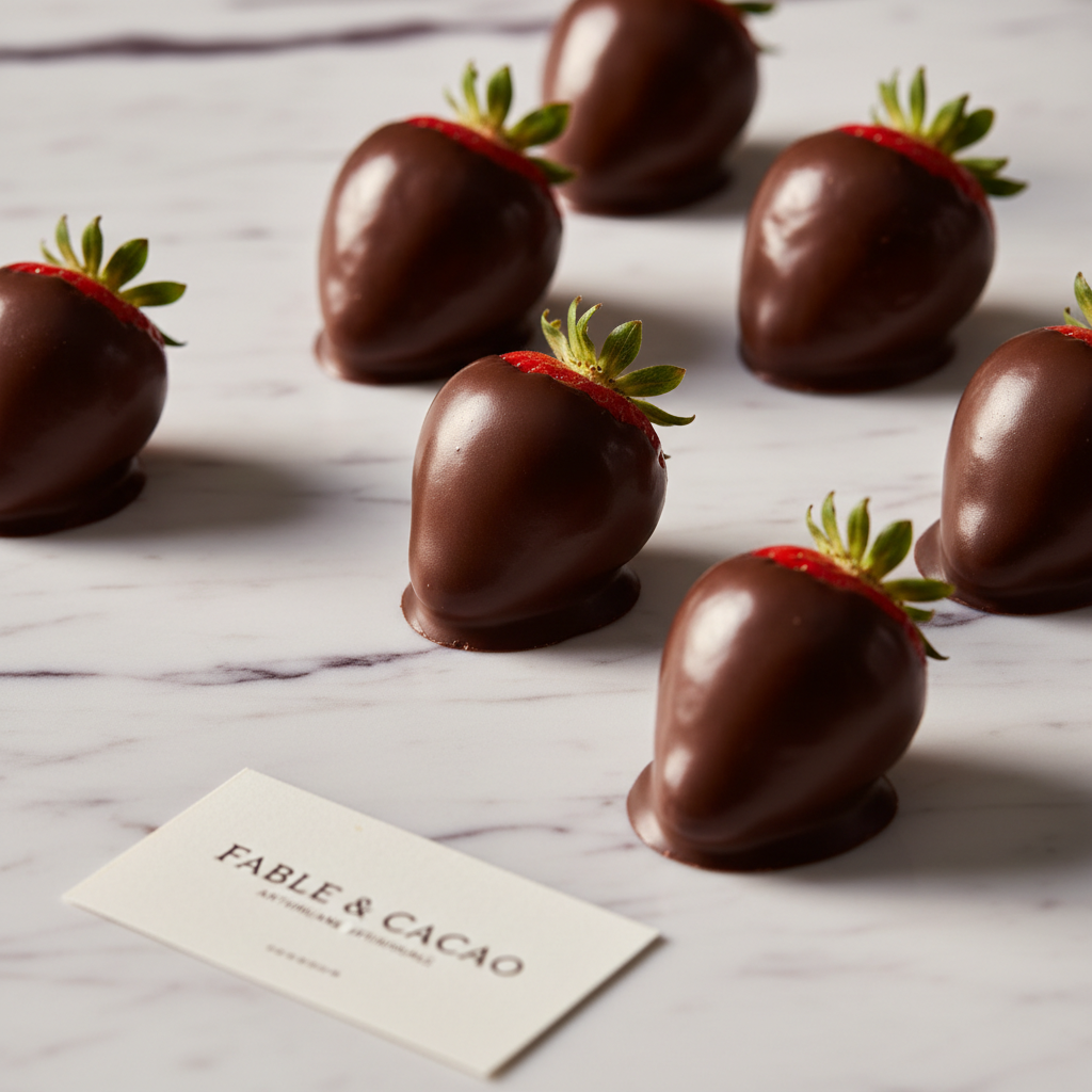 Chocolate Covered Strawberries – Clean – Fable & Cacao
