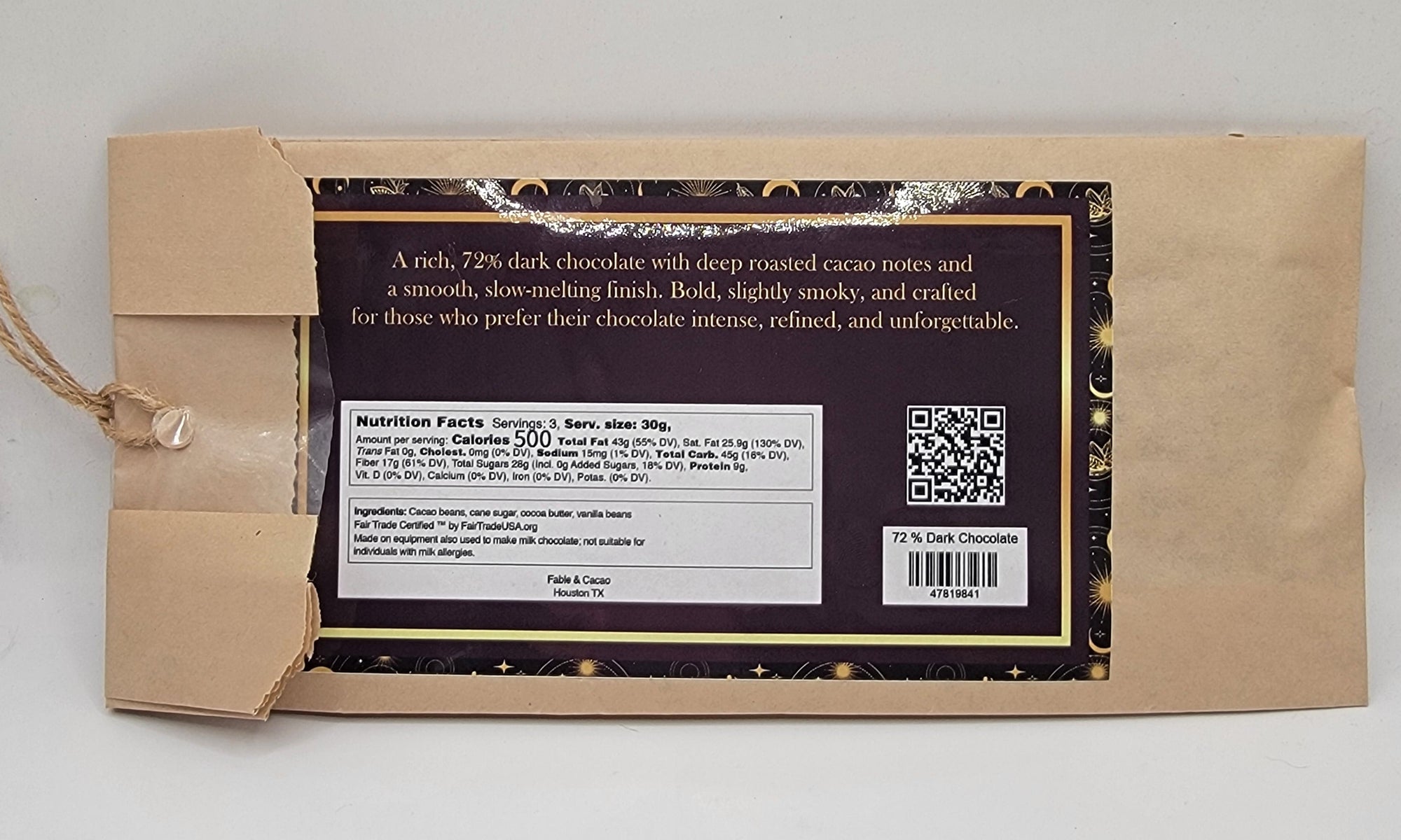 72 % Dark Chocolate